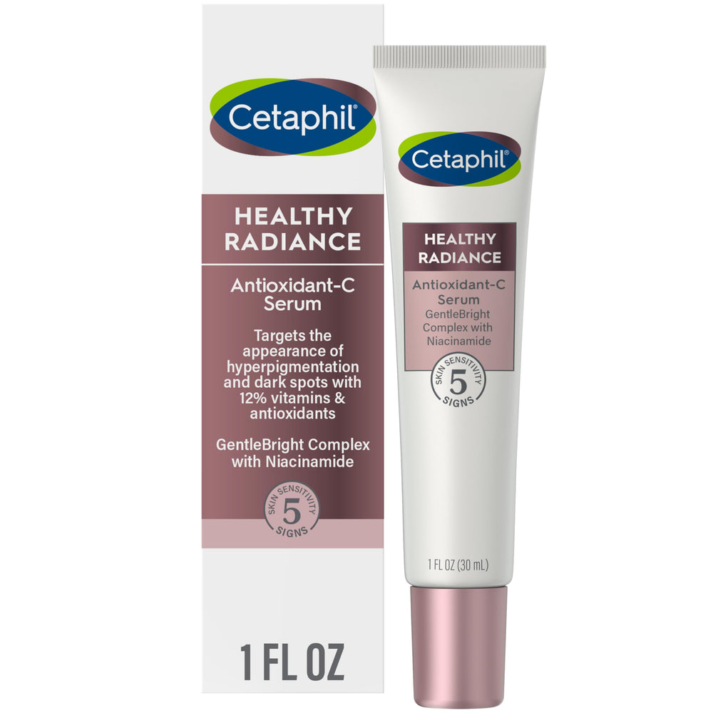 Cetaphil Serum Radiance Antioxydant – Bouteille visible pour peau éclatante.