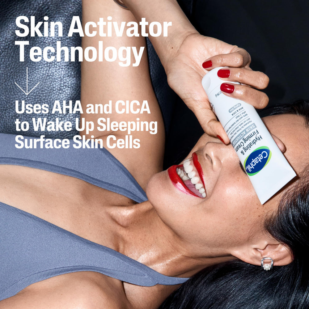 Tests cliniques indiquent une peau plus ferme avec Cetaphil Skin Activator.