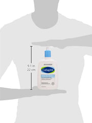 Texture légère et hydratante de Cetaphil, adaptée après traitements topiques pour peau sensible.