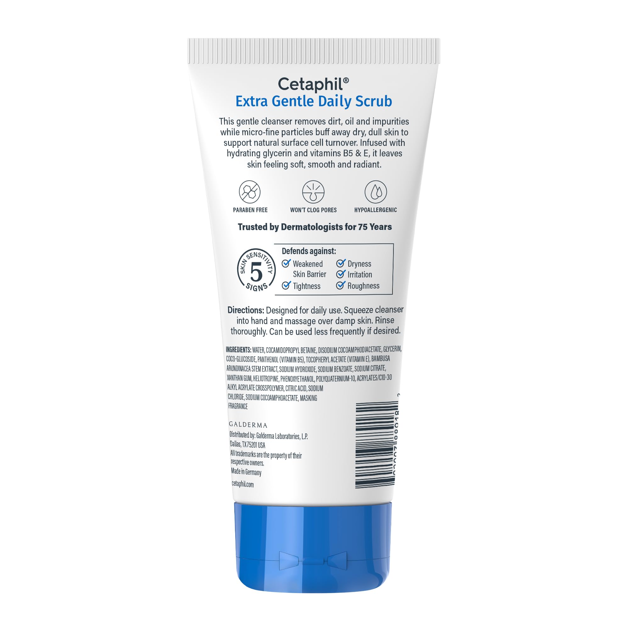 Utilisation quotidienne après nettoyage avec Cetaphil pour hydrater durablement.