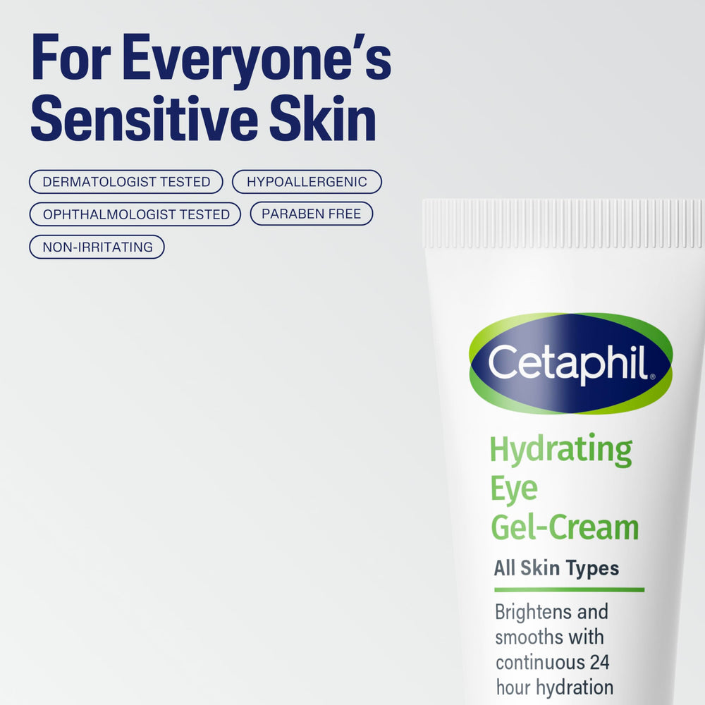 Cetaphil vitamines-e-b3 nourrit les contours des yeux.