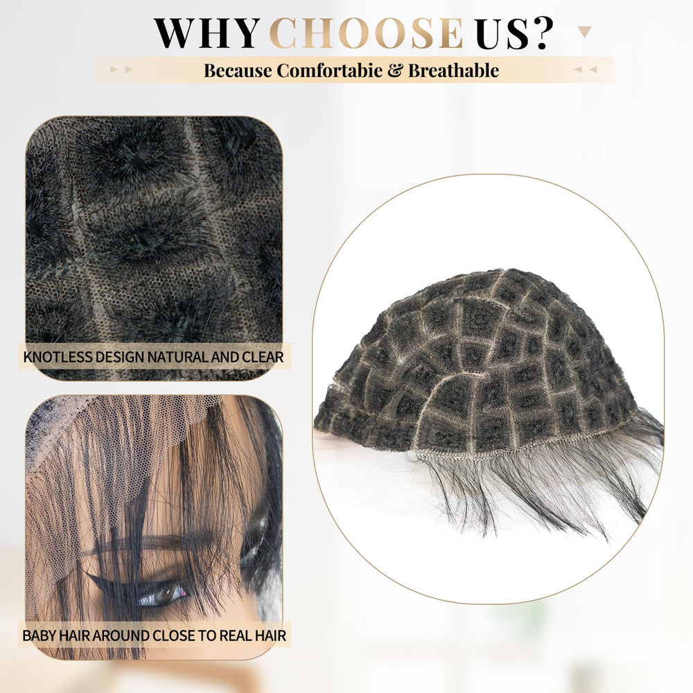 Cetiq cap crochet confort sans tension sur le cuir chevelu.