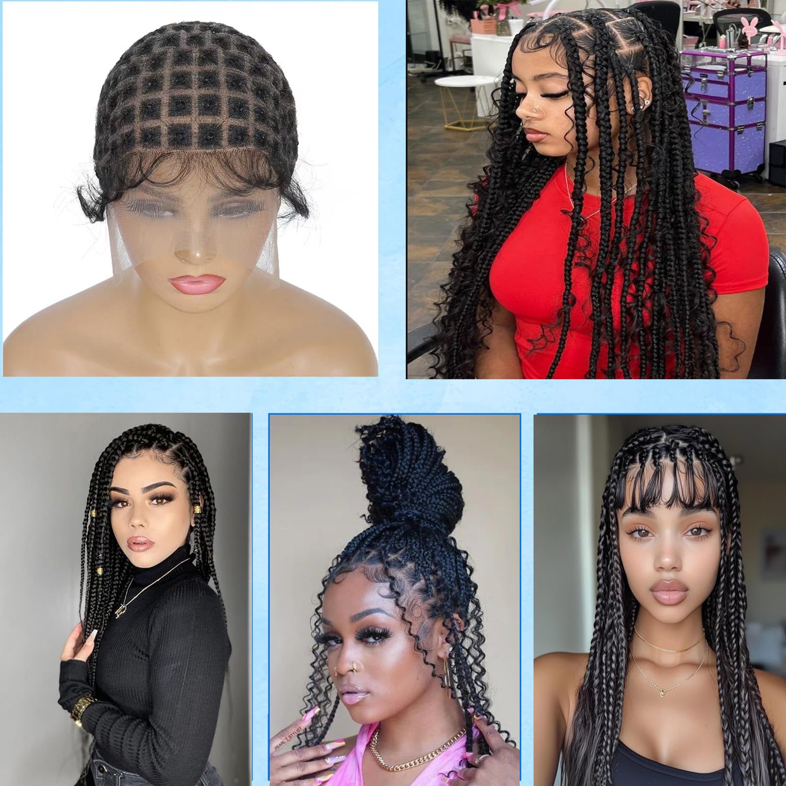 Cetiq cap crochet réutilisable, changement de style facile.