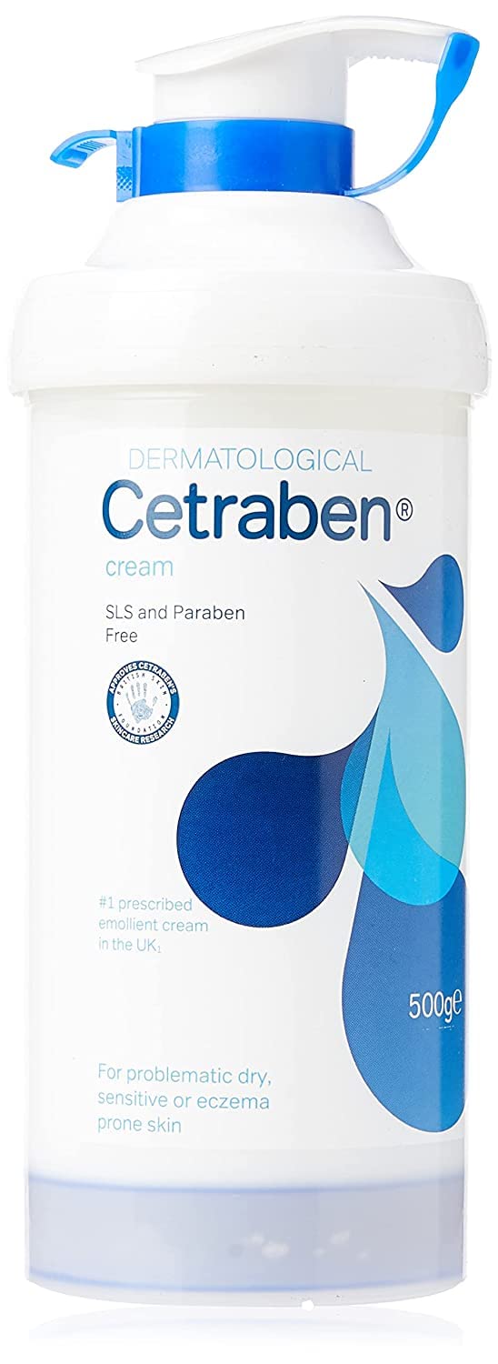 Cetraben crème émolliente en flacon 500 g pour hydratation durable
