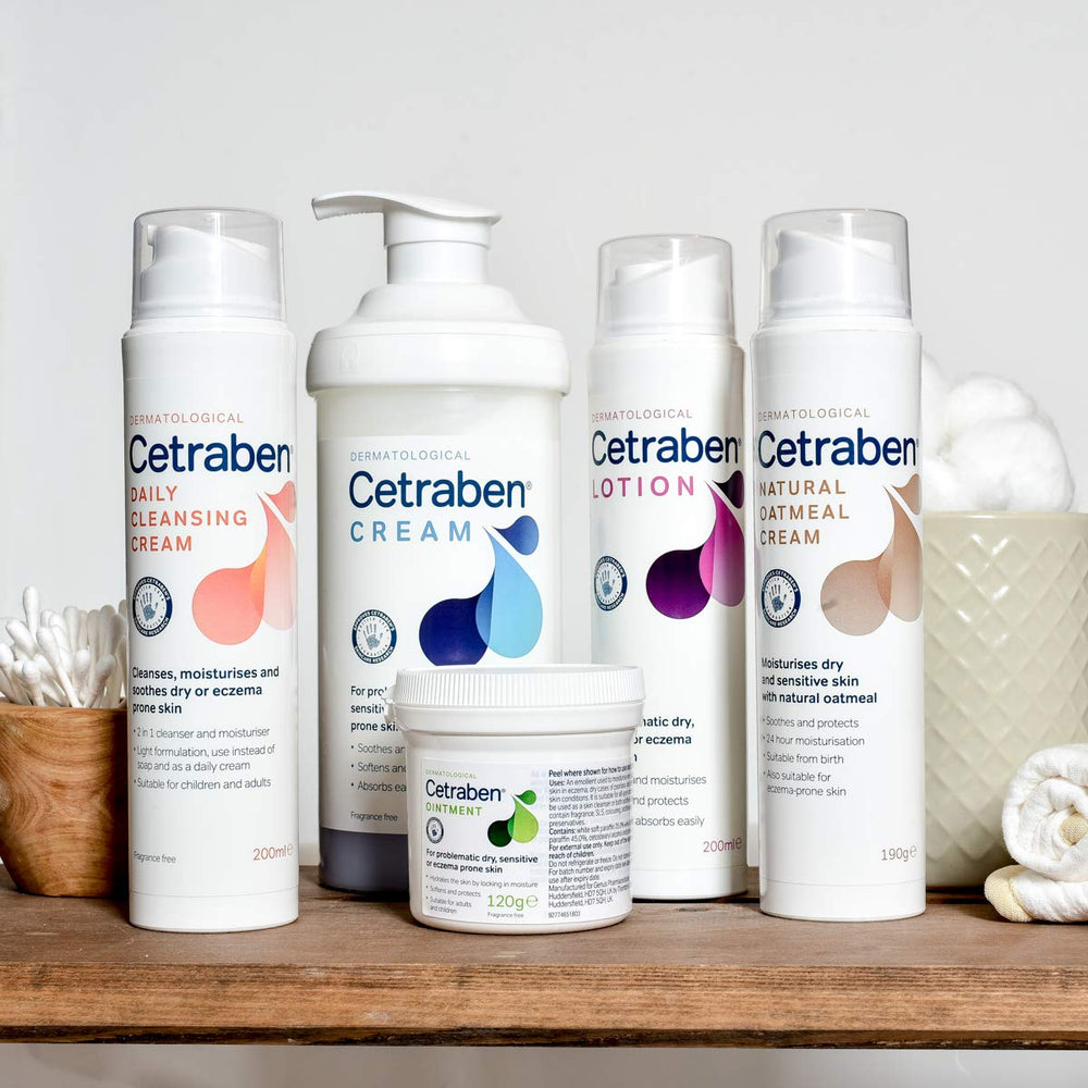 Usage quotidien de la Crème Cetraben pour adultes et enfants à partir d’un an