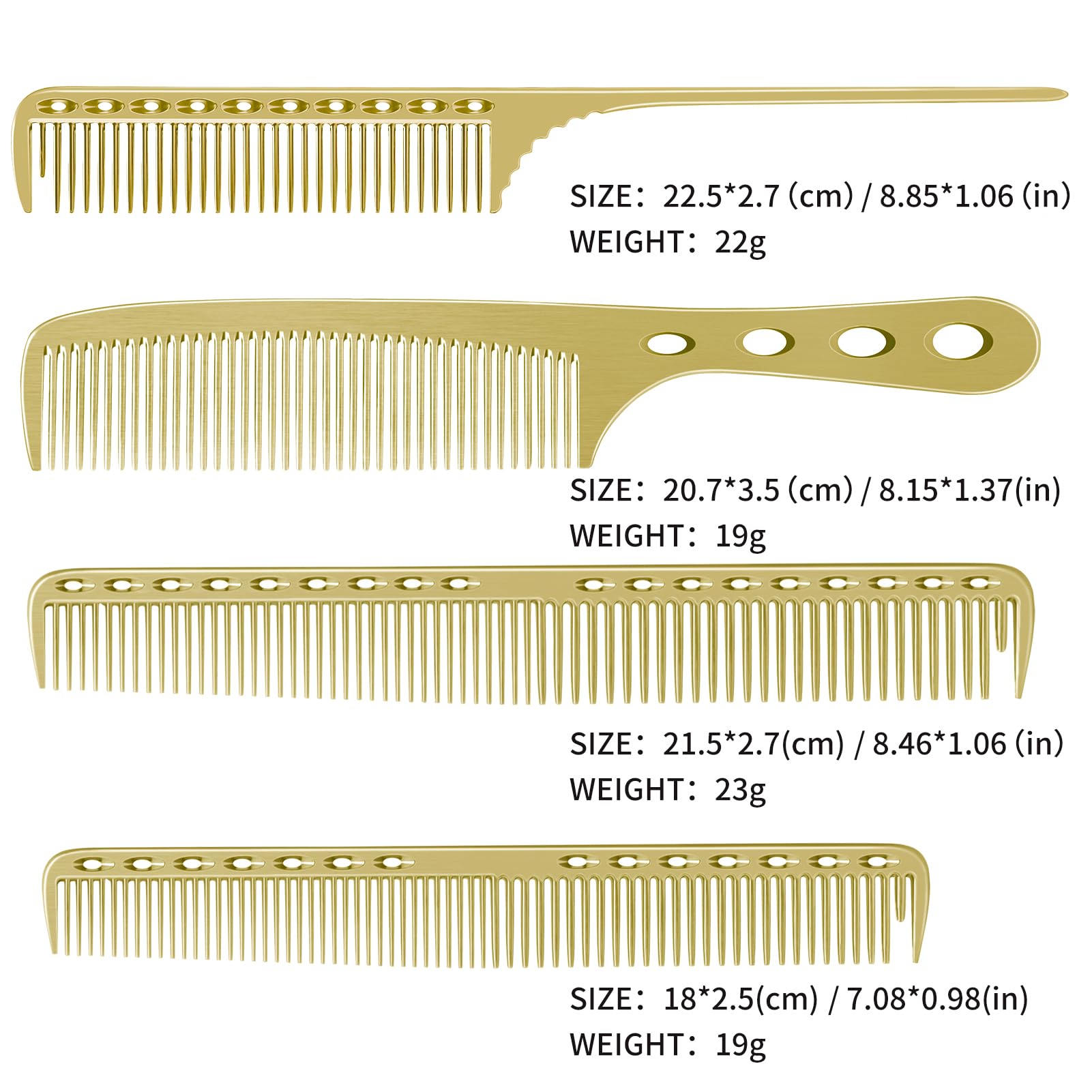 CGBARBER peigne queue dents fines pour délimitations précises