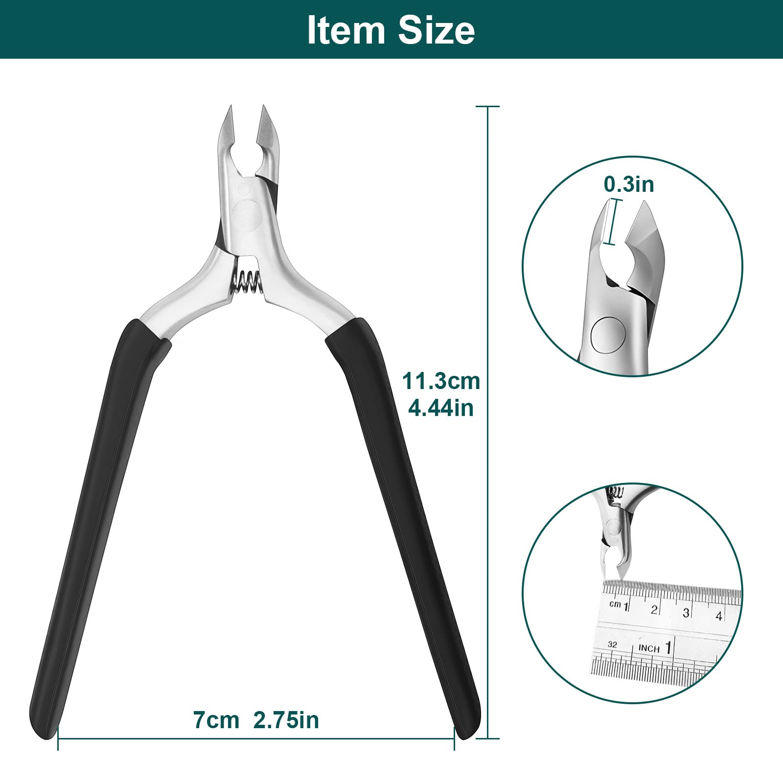CGBE coupe-cuticules lames 3/4 pour précision des cuticules.