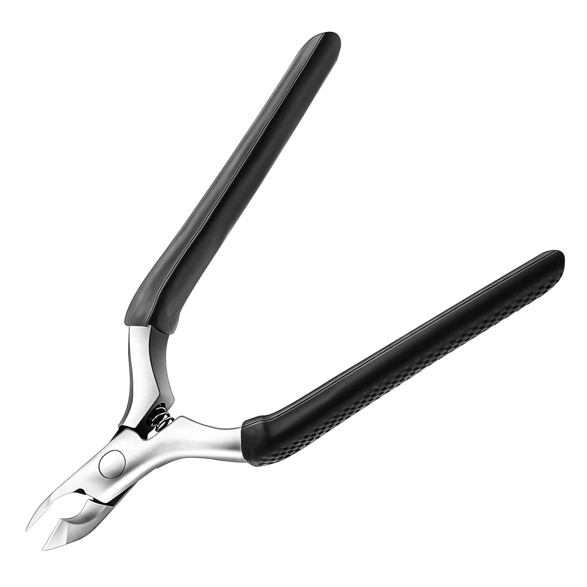 CGBE coupe-cuticules avec poignée en silicone noir, prise sûre.