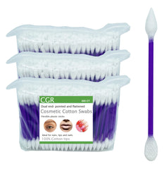 CGR 900 pièces coton-tiges pointes pour retouches précises du maquillage.