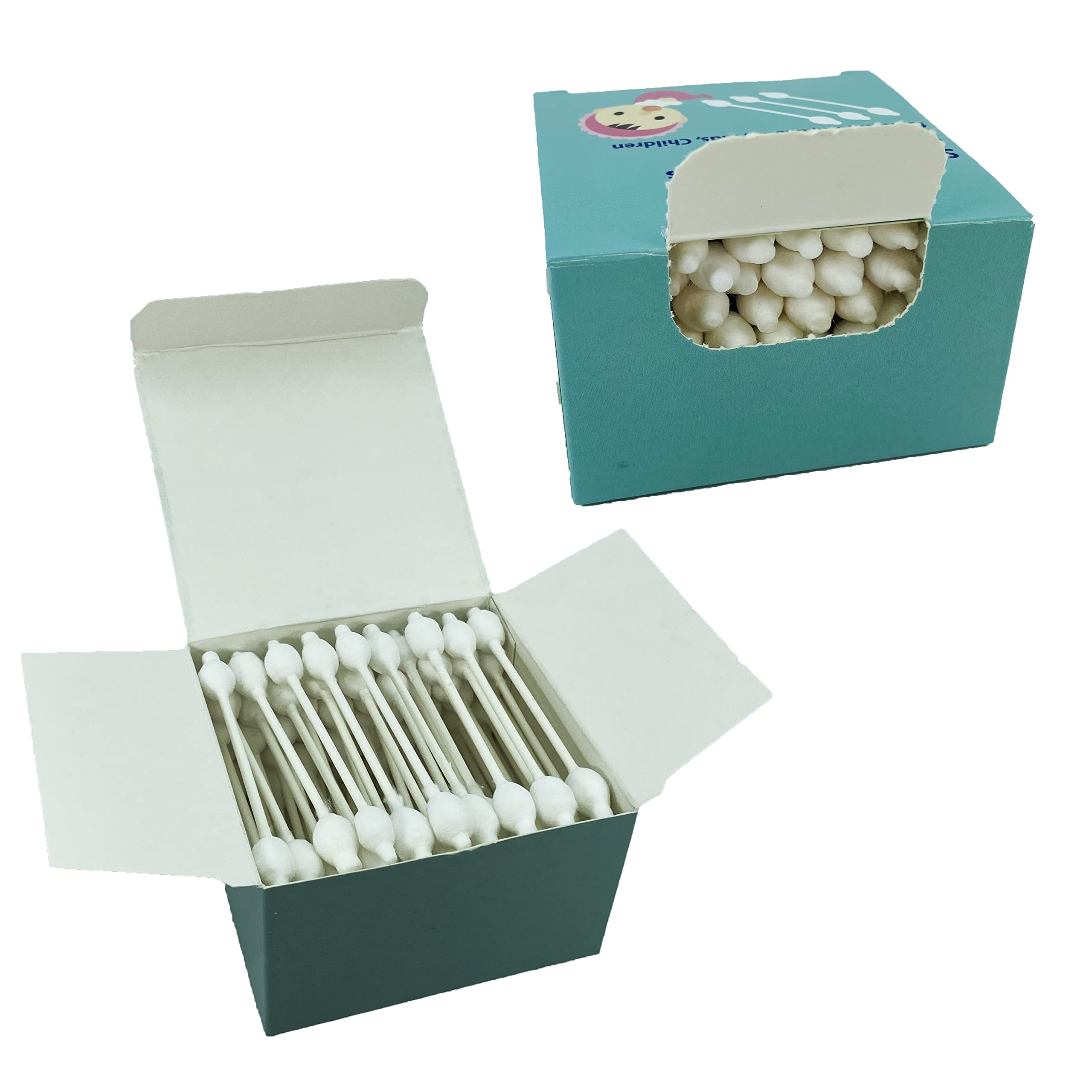 CGR coton-tiges pack 5 boîtes en papier, rangement pratique.