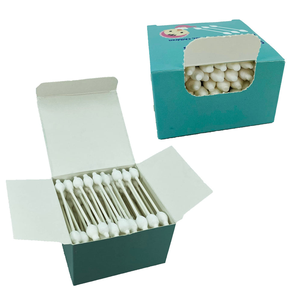 CGR coton-tiges pack 5 boîtes en papier, rangement pratique.