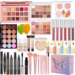 CHAFFUL kit-maquillage tout-en-un, coffret prêt à démarrer une routine beauté complète.