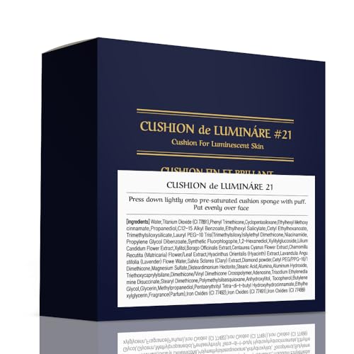 Couverture complète du Cushion LUMINÁRE pour un teint homogène