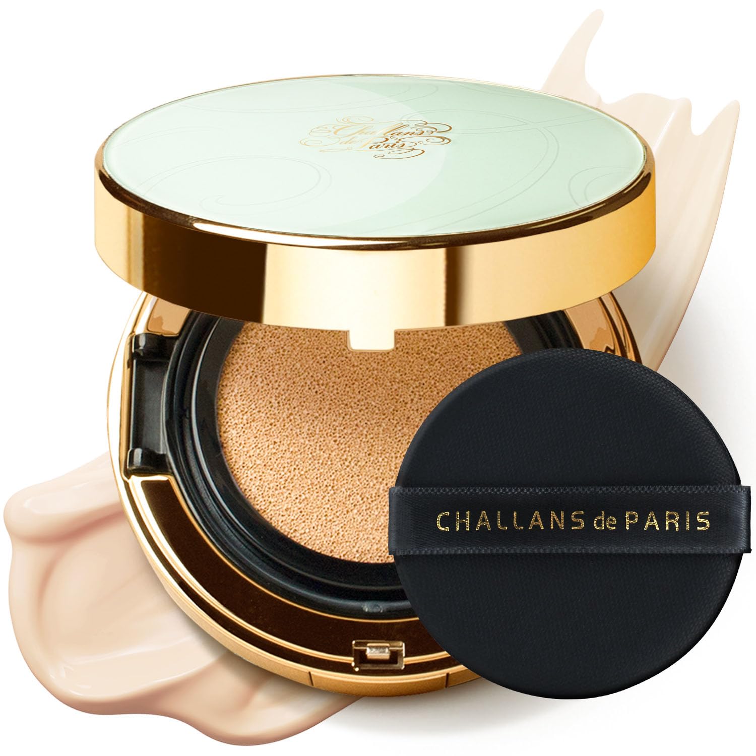 CHALLANS DE PARIS Cushion Lunar Excellence – bouteille-pompe pour une application précise et rapide.