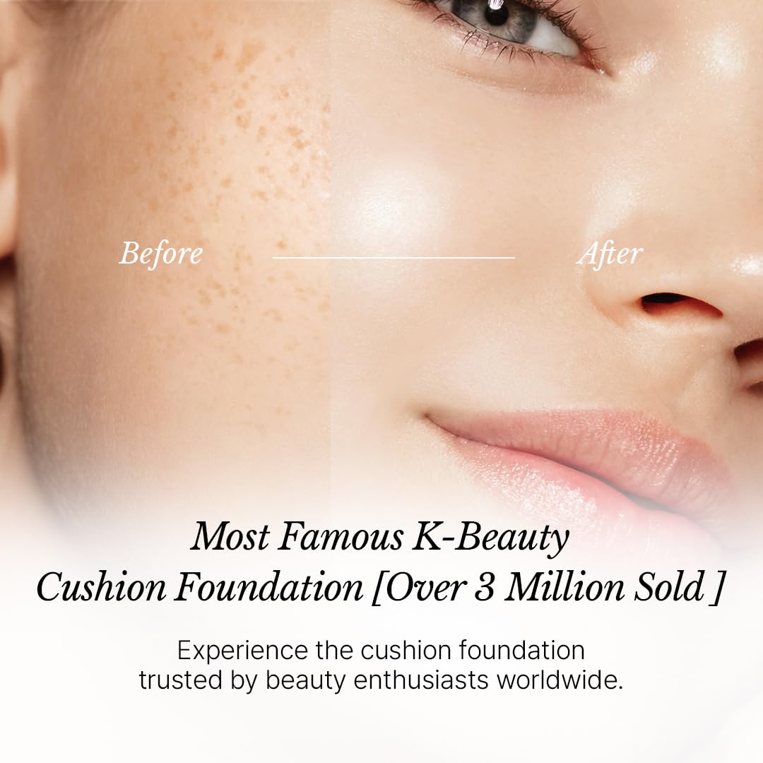 CHALLANS DE PARIS Cushion Lunar Excellence – teinte ivoire lumineuse 21, rendu naturel.