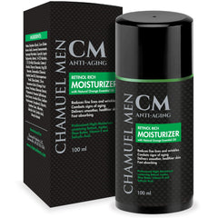CHAMUEL MEN jar shows rich hydration and smooth texture