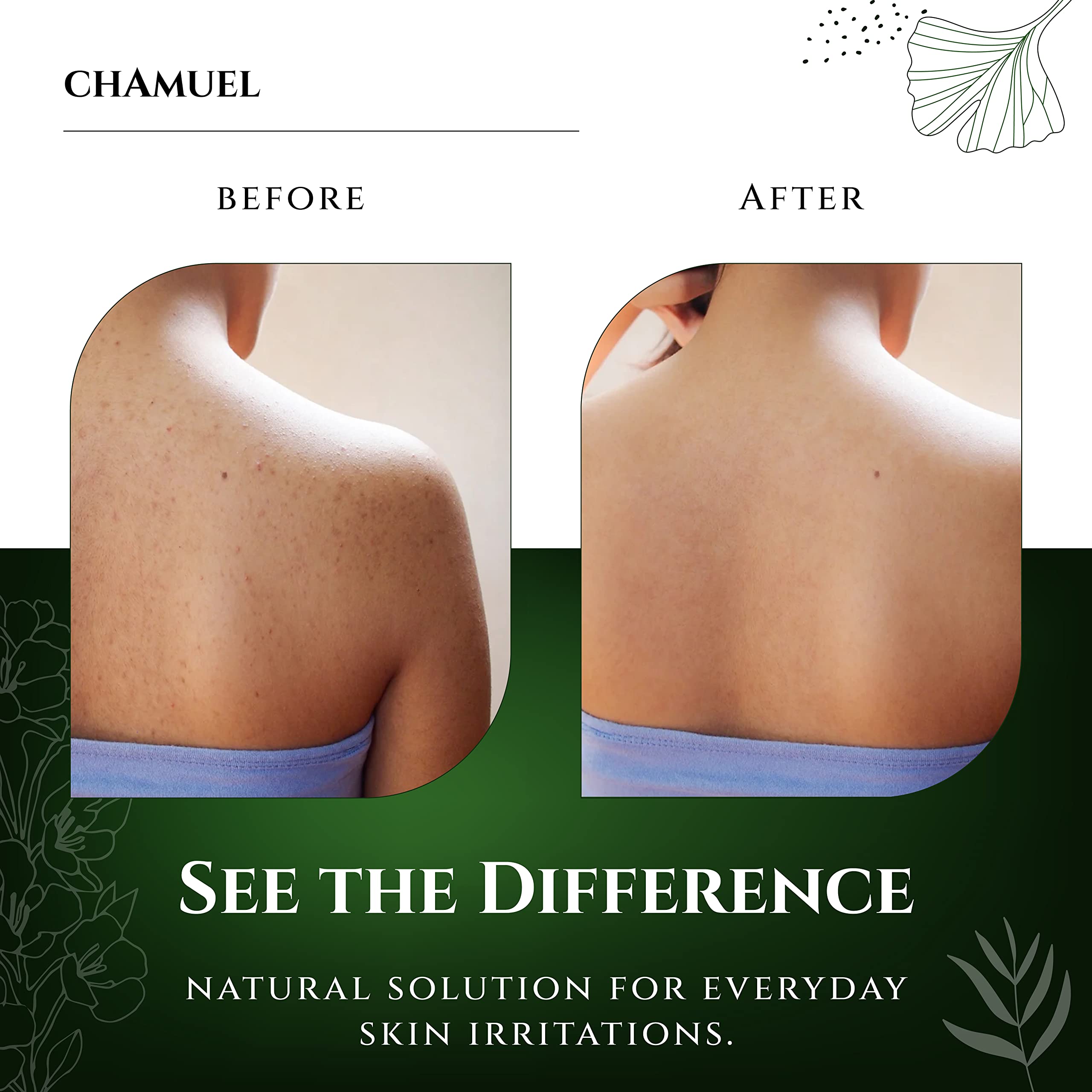 Chamuel Tea Tree Body Wash senteur menthe-eucalyptus pour revitalisation