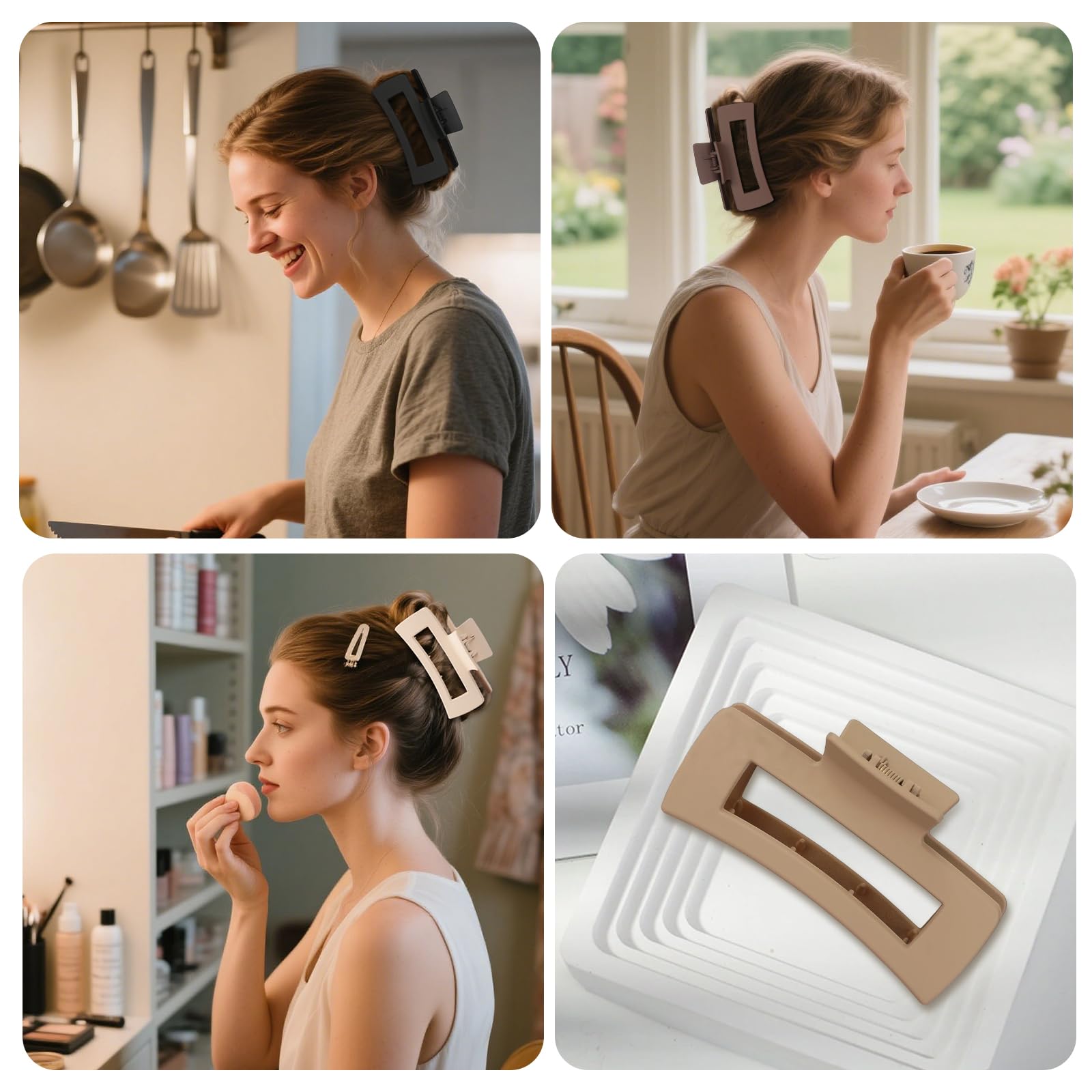 Cadeau parfait CHANDAT: barrettes pour filles et femmes.