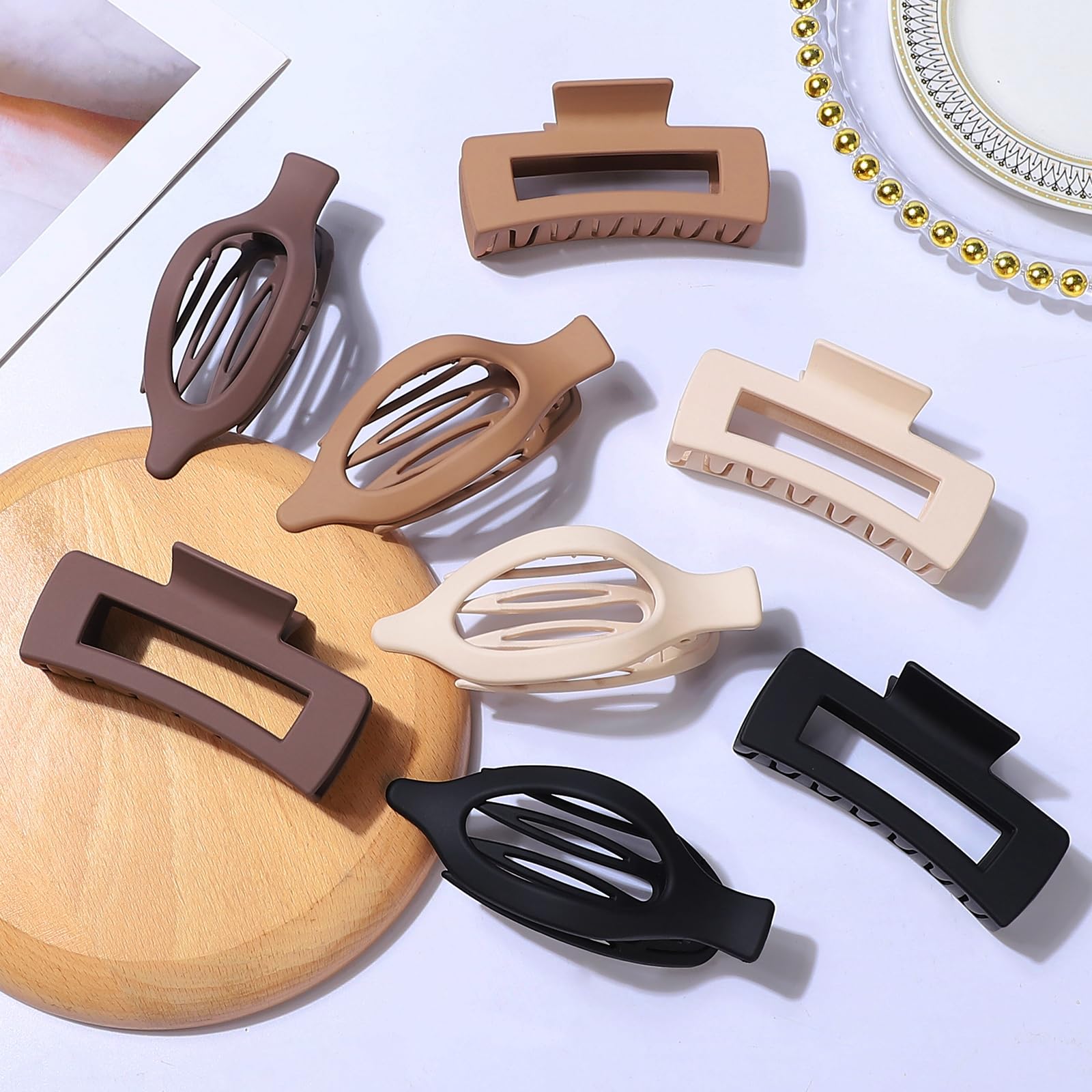CHANDAT barrettes cheveux en plastique durable pour un usage quotidien