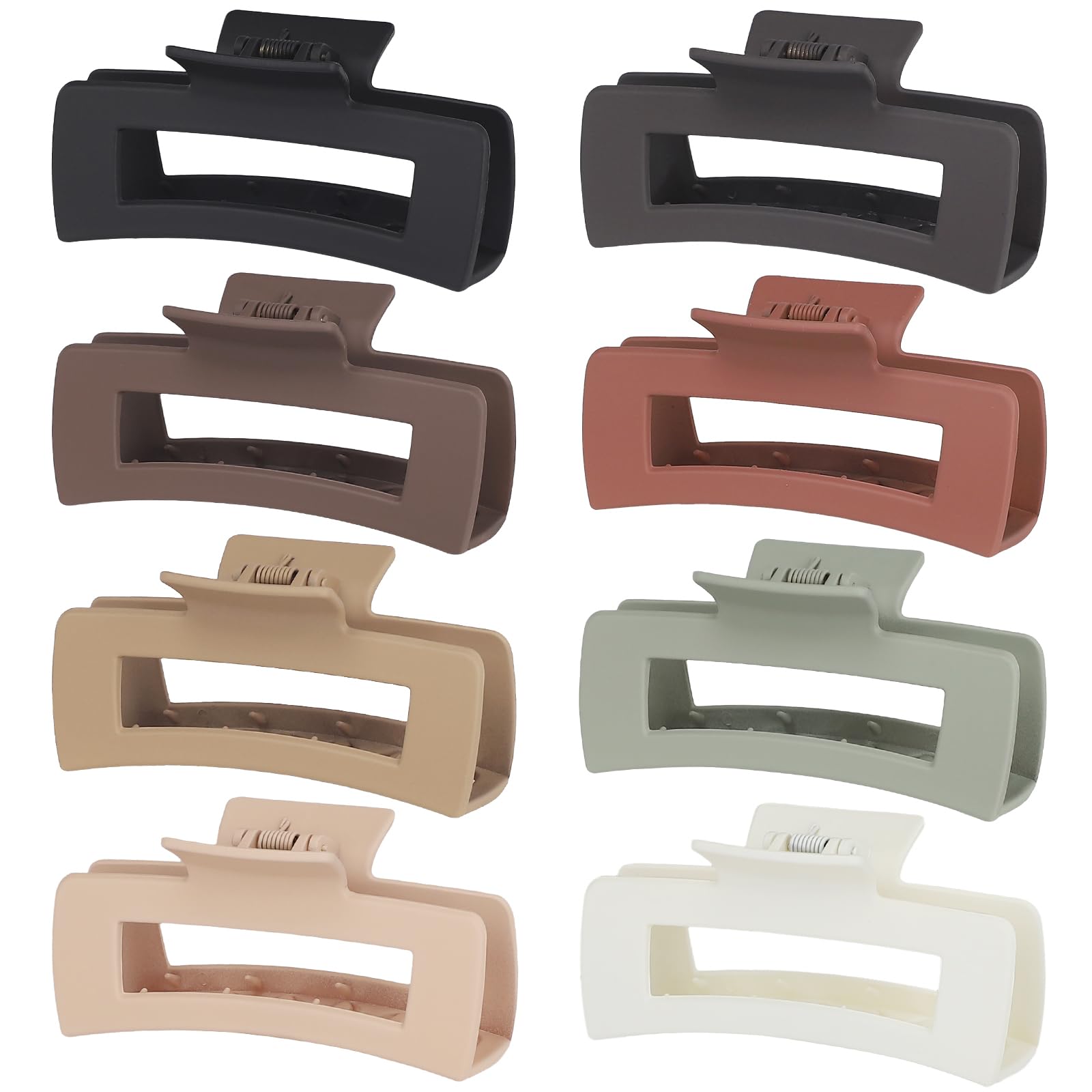 Ensemble CHANDAT pinces carre 4,1 pouces pour cheveux epais et tenue fiable