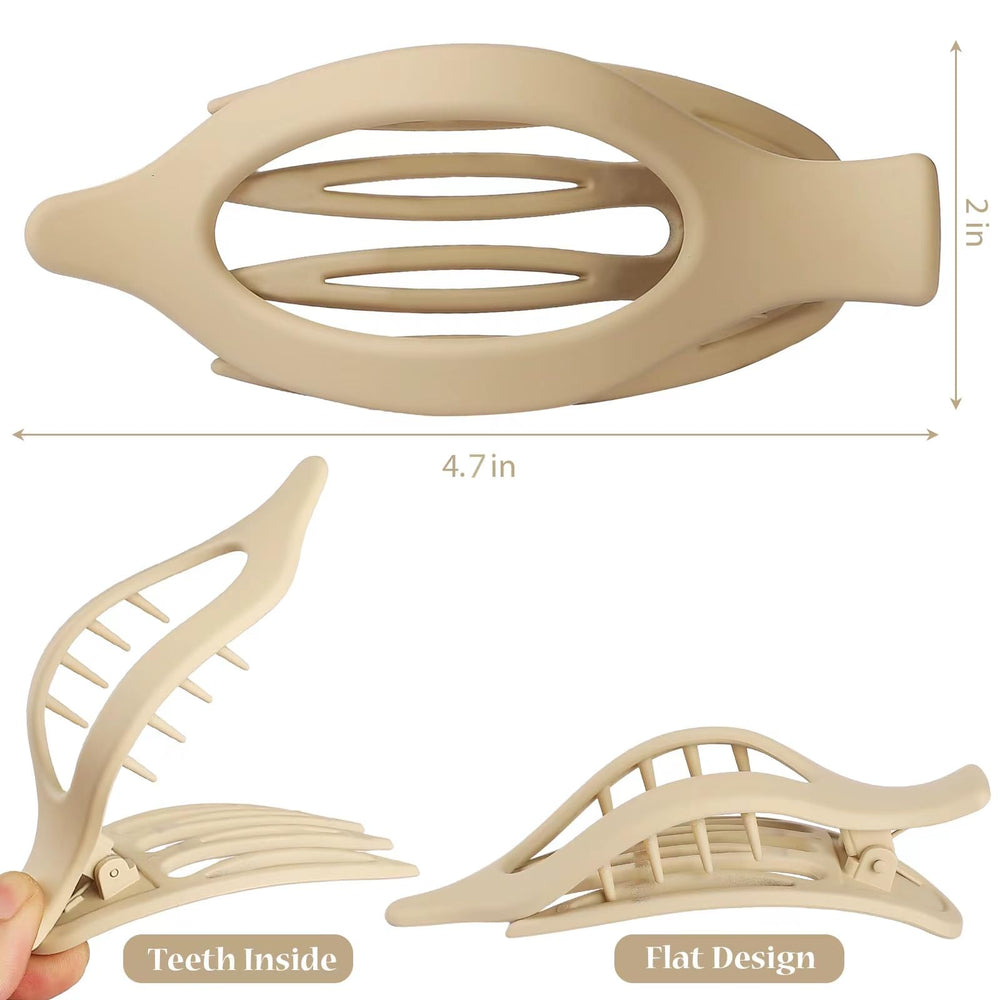 CHANDAT pinces-cheveux plates brun maintien discret et confortable