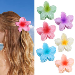 CHANDAT pinces hibiscus jaunes, ajout lumineux pour toutes les coiffures