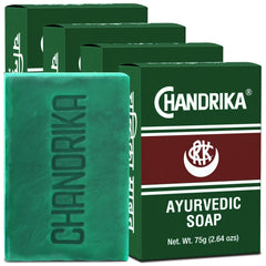 Chandrika savon ayurvédique – barre-tradition-indienne : soin naturel et nourrissant.