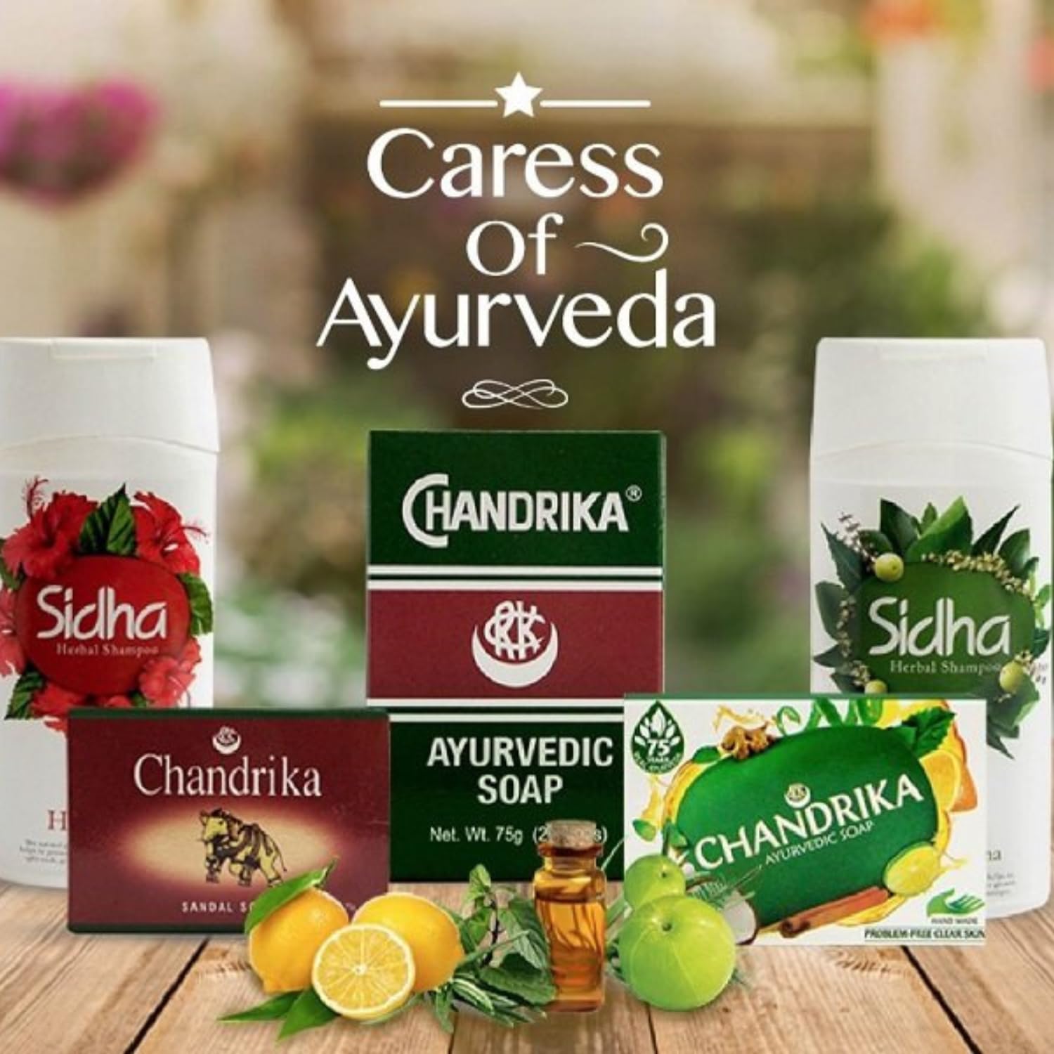Chandrika savon solide au santal – usage quotidien visage et corps en douceur
