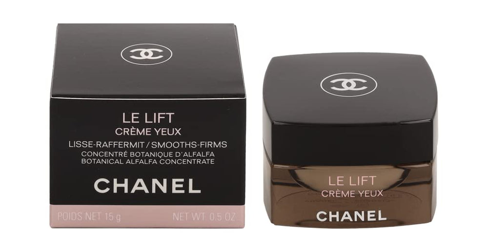 CHANEL Le Lift Crème Yeux – pot et emballage, pratique pour routine du regard.