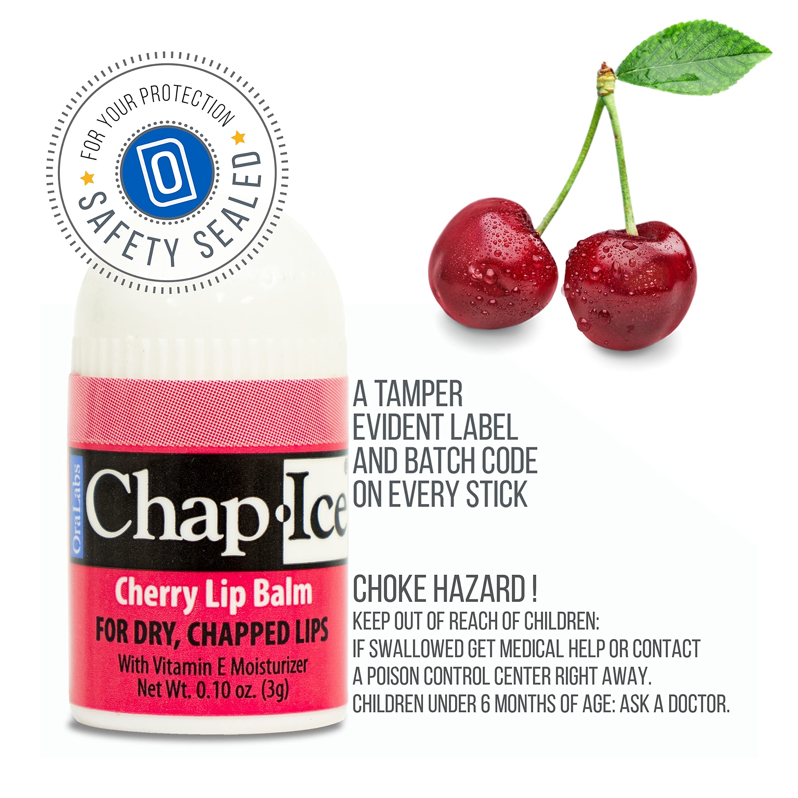 Chap-Ice baume lèvres mini orange citron, senteur vivifiante et hydratation légère