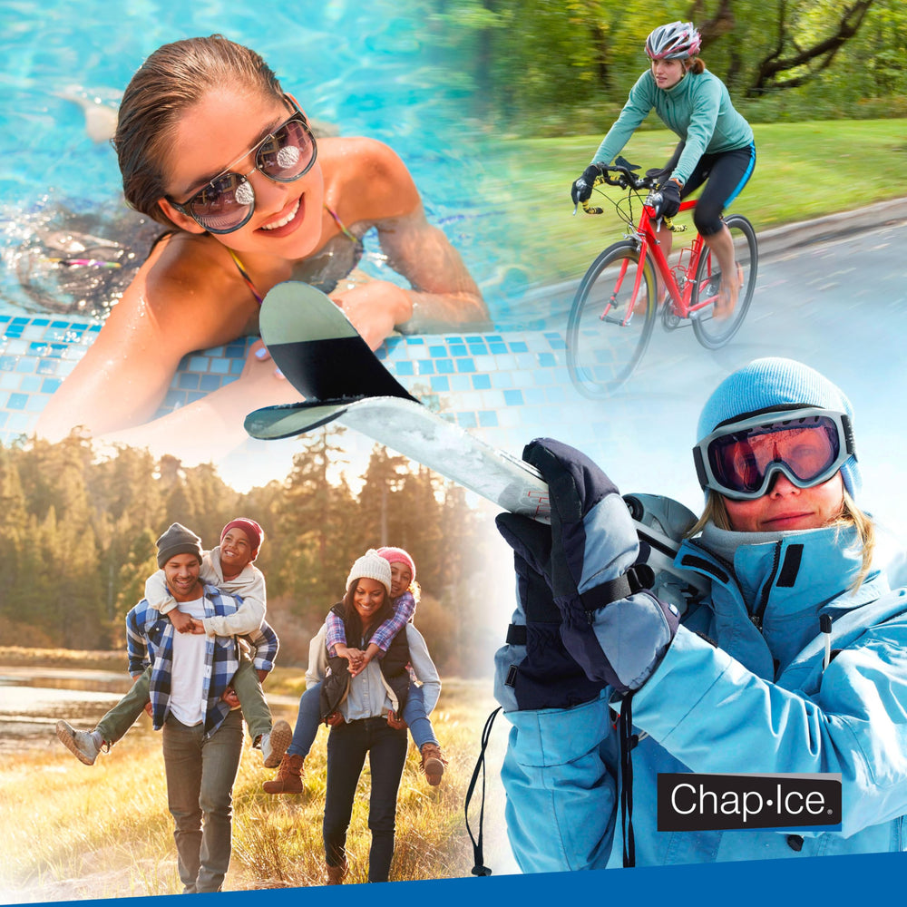 CHAP-ICE Baume lèvres portable sac poche, hydratant au quotidien.