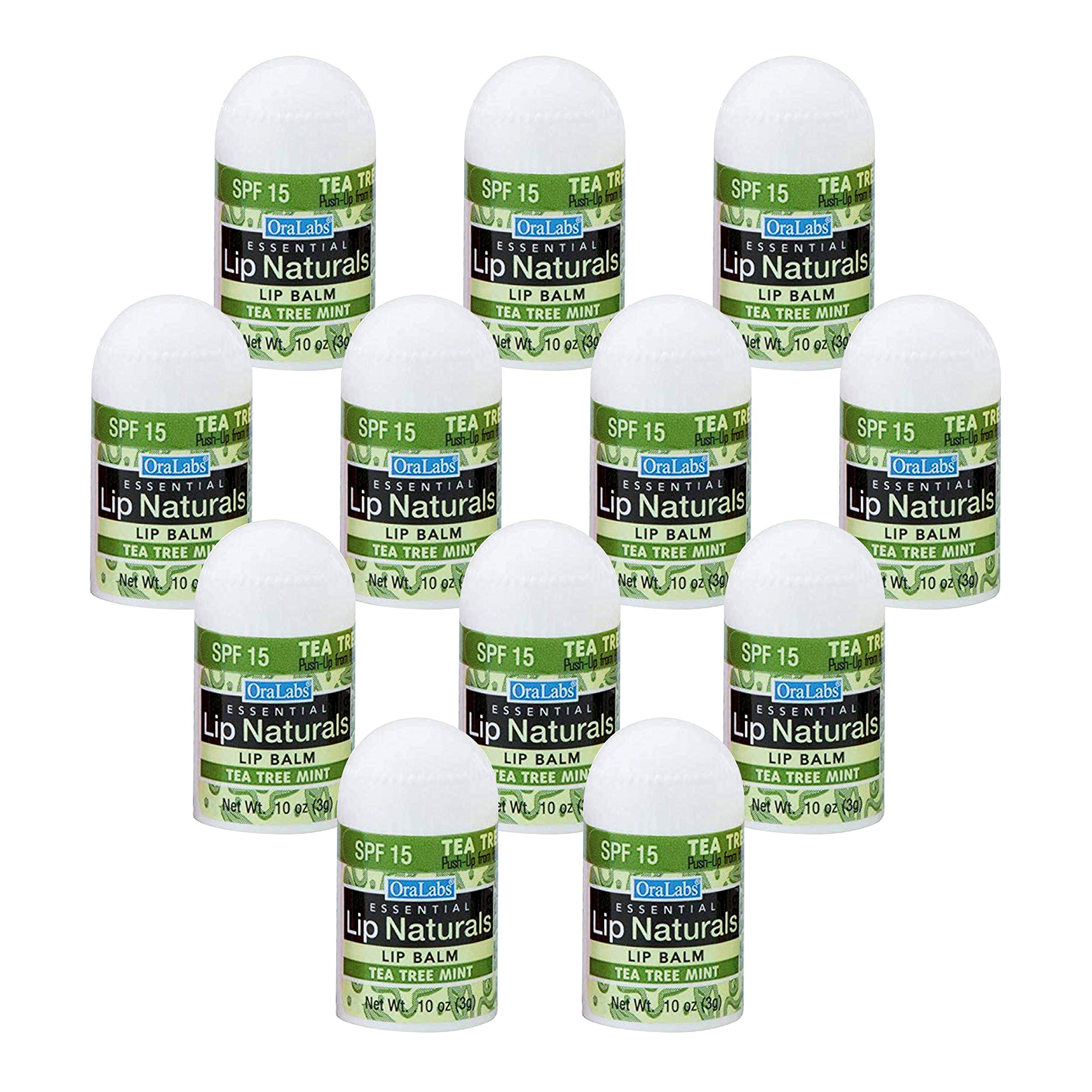 CHAP-ICE Lip Naturals mini baume lèvres arbre-à-thé SPF15 pour hydratation nomade.