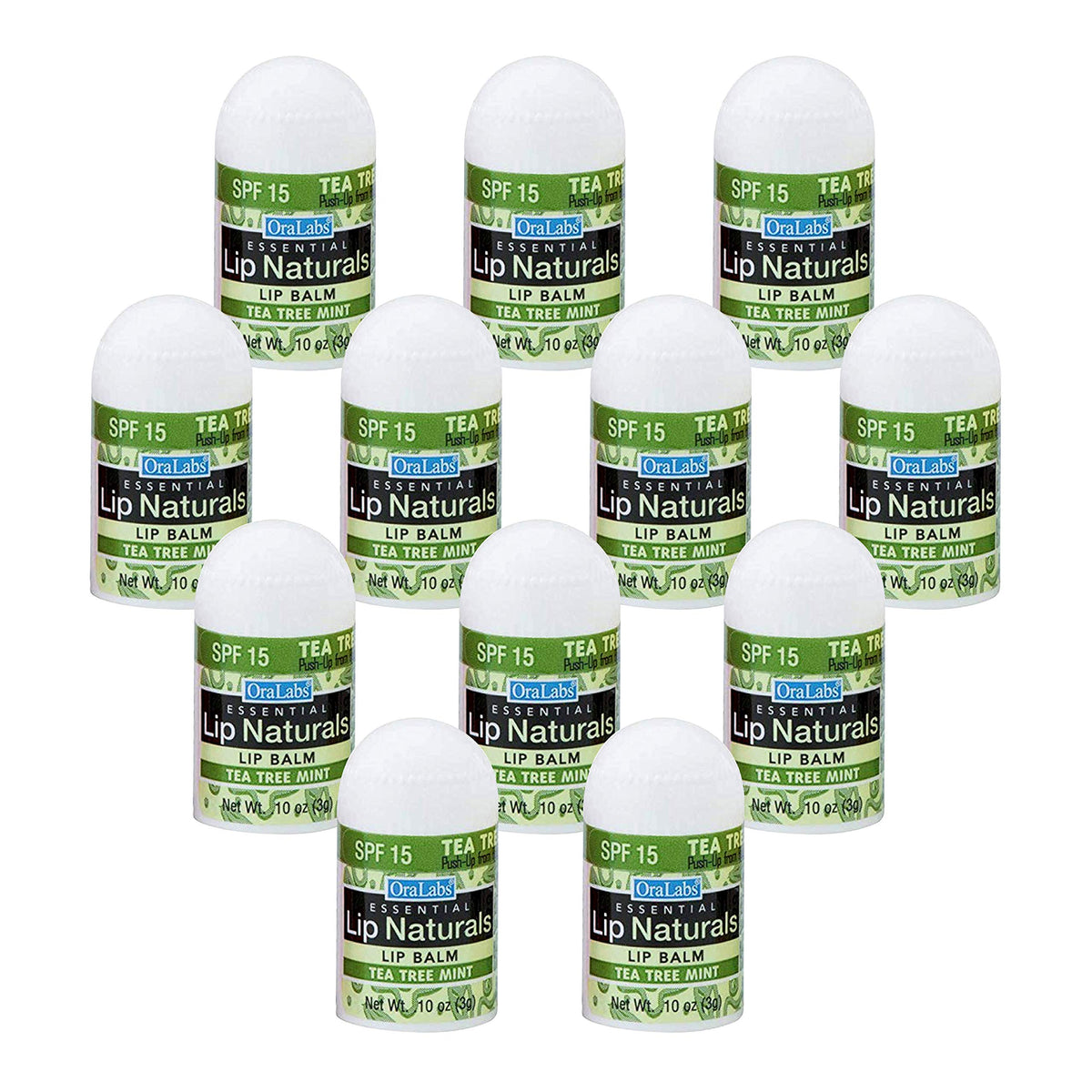 CHAP-ICE Lip Naturals mini baume lèvres arbre-à-thé SPF15 pour hydratation nomade.