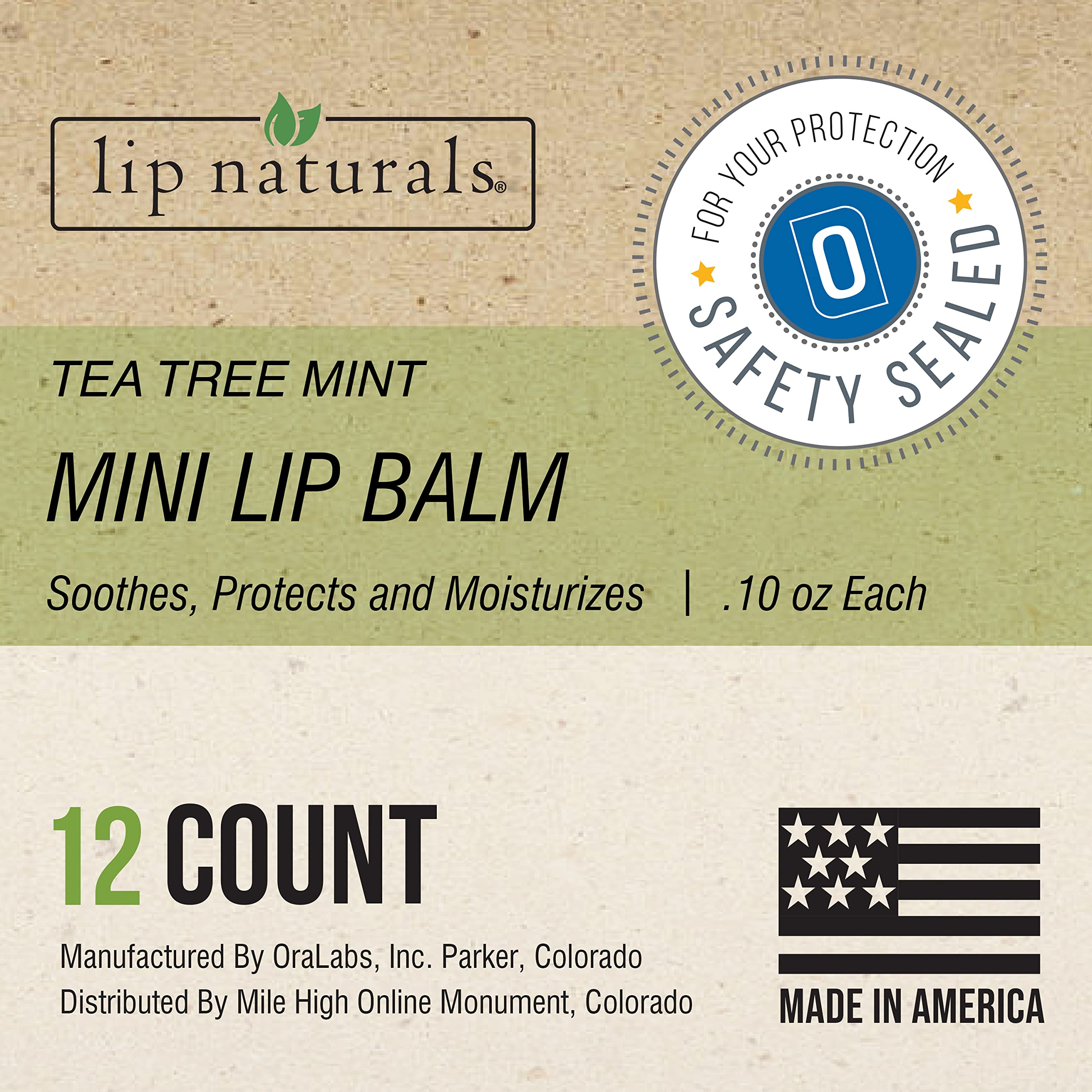 CHAP-ICE Lip Naturals mini baume lèvres design compact pour poche.