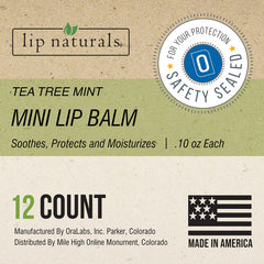 CHAP-ICE Lip Naturals mini baume lèvres design compact pour poche.