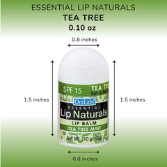 CHAP-ICE Lip Naturals mini baume lèvres SPF15 pour protection légère des lèvres.