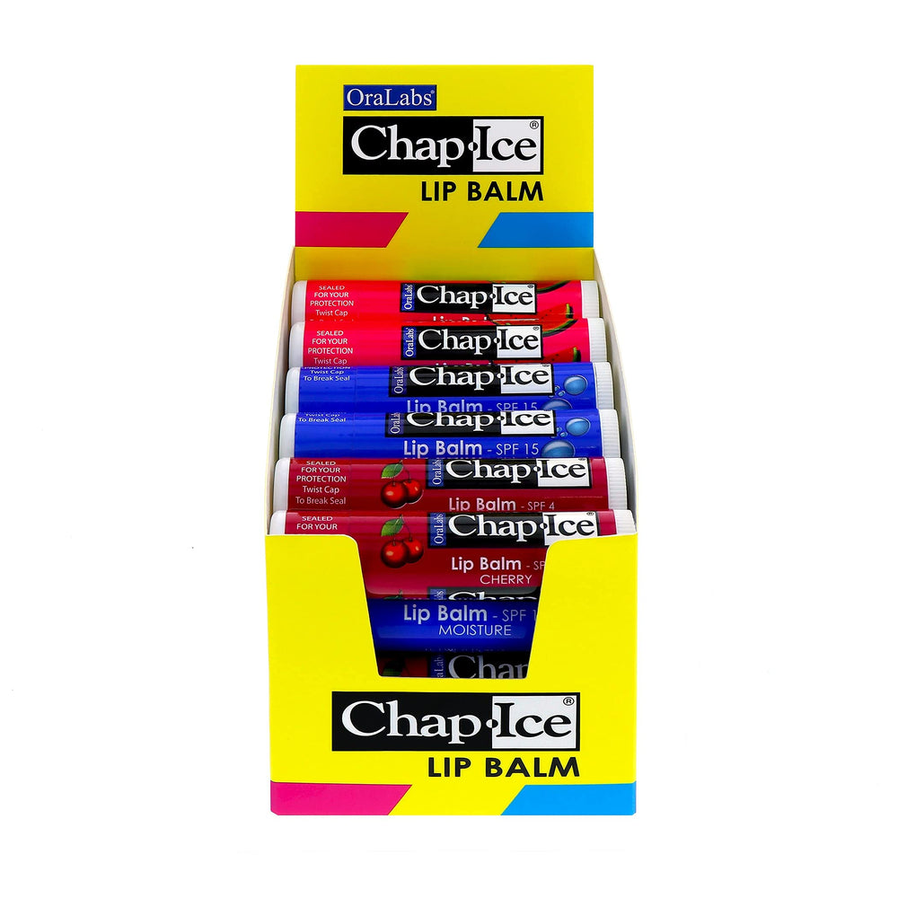 CHAP-ICE 24-stick bulk pack for care packages and events.