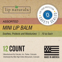 CHAP-ICE Lip Naturals mini arbre à thé menthe, protection légère et rafraîchissement.