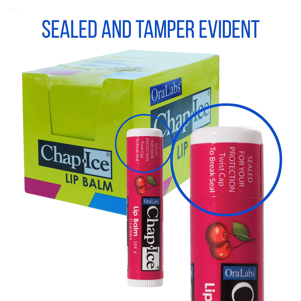 CHAP-ICE SPF-15 sun protection lip balm for daily use.