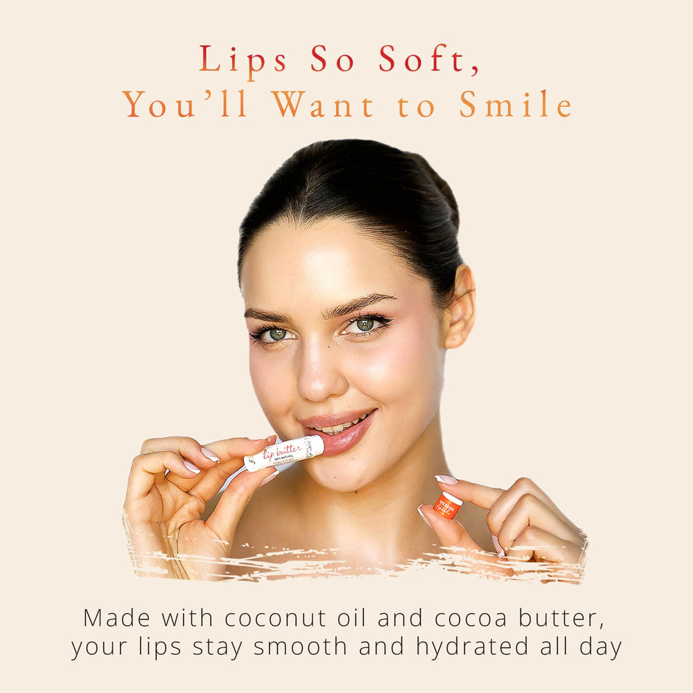 Ingrédients naturels: huile de coco et beurre de cacao.
