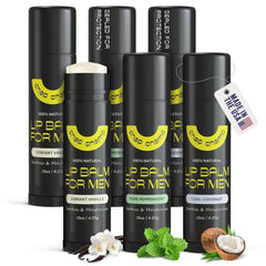ChapChamp baume lèvres homme menthe poivrée pour rafraîchir et hydrater rapidement