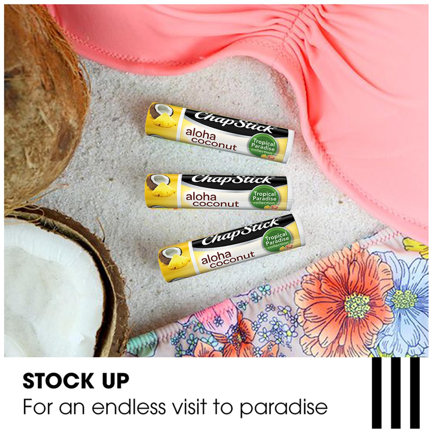 ChapStick Coco Aloha, douceur coco et hydratation longue durée