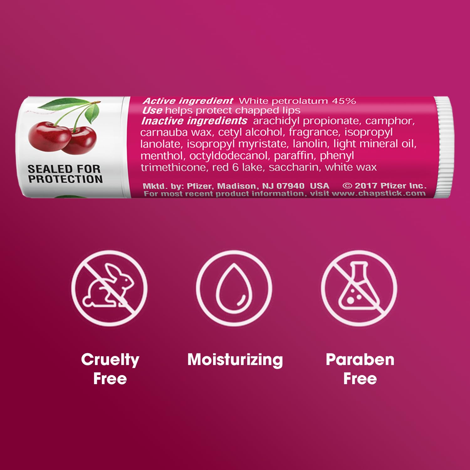 ChapStick cerise, histoire de marque fiable depuis des décennies