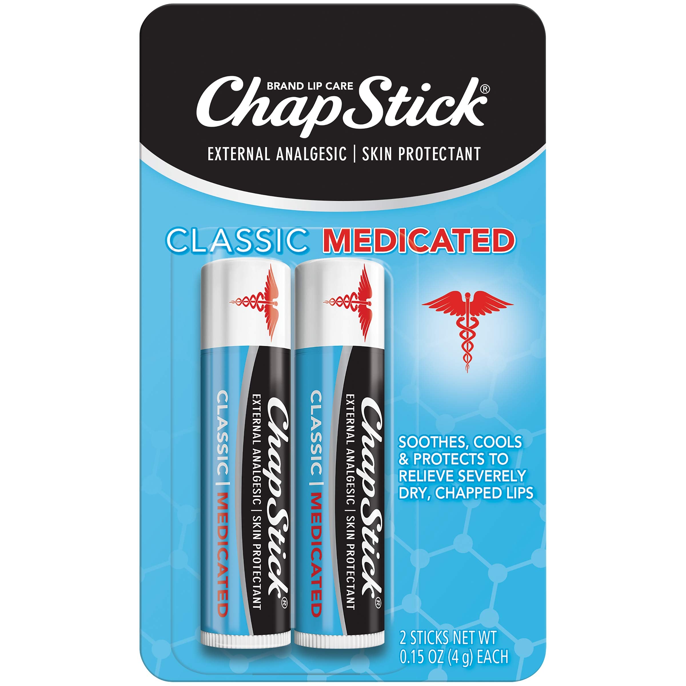 ChapStick Classic en tube médicamenteux pour lèvres gercées.