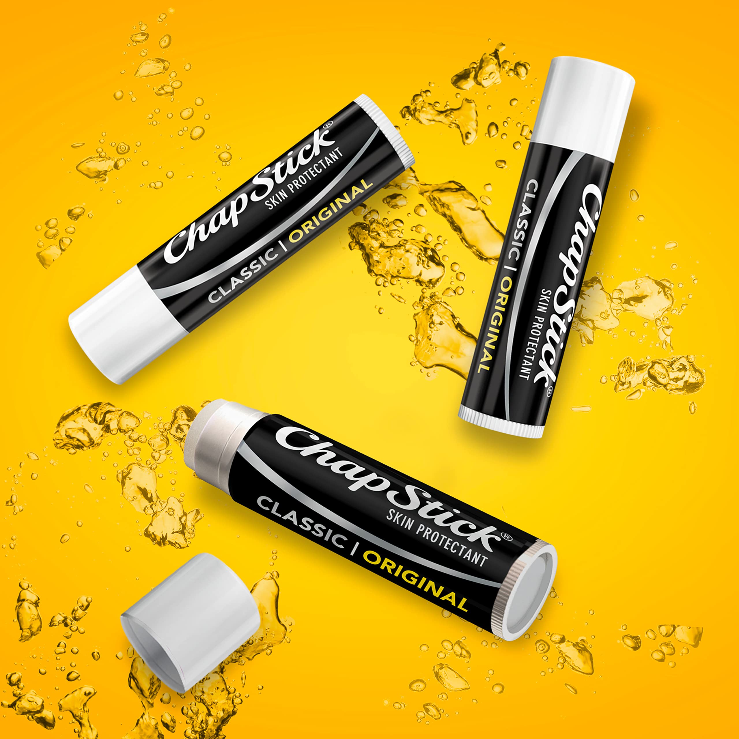 ChapStick Classic cerise en tube, parfum agréable et hydratation légère.