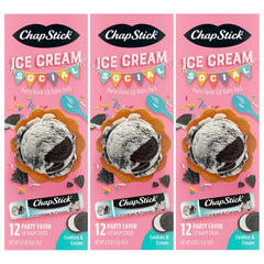 ChapStick Cookies et Creme: ensemble de 36 sticks, cadeau festif et pratique.