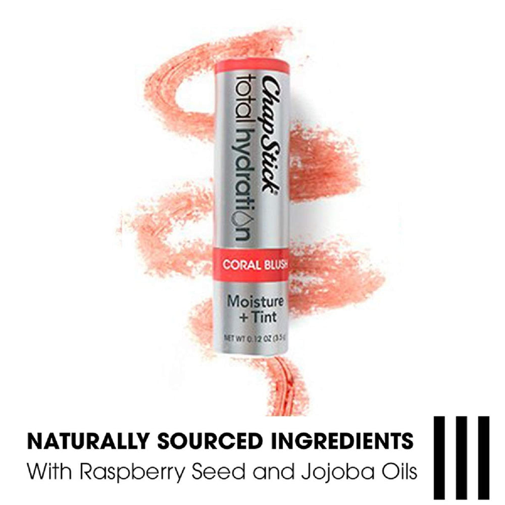 ChapStick Total Hydration, huile rosehip et jojoba nourrissent les lèvres