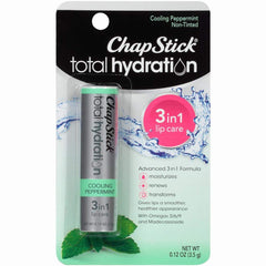 ChapStick Hydratation Totale baume Menthe Fraîche, hydratation durable et fraîcheur.