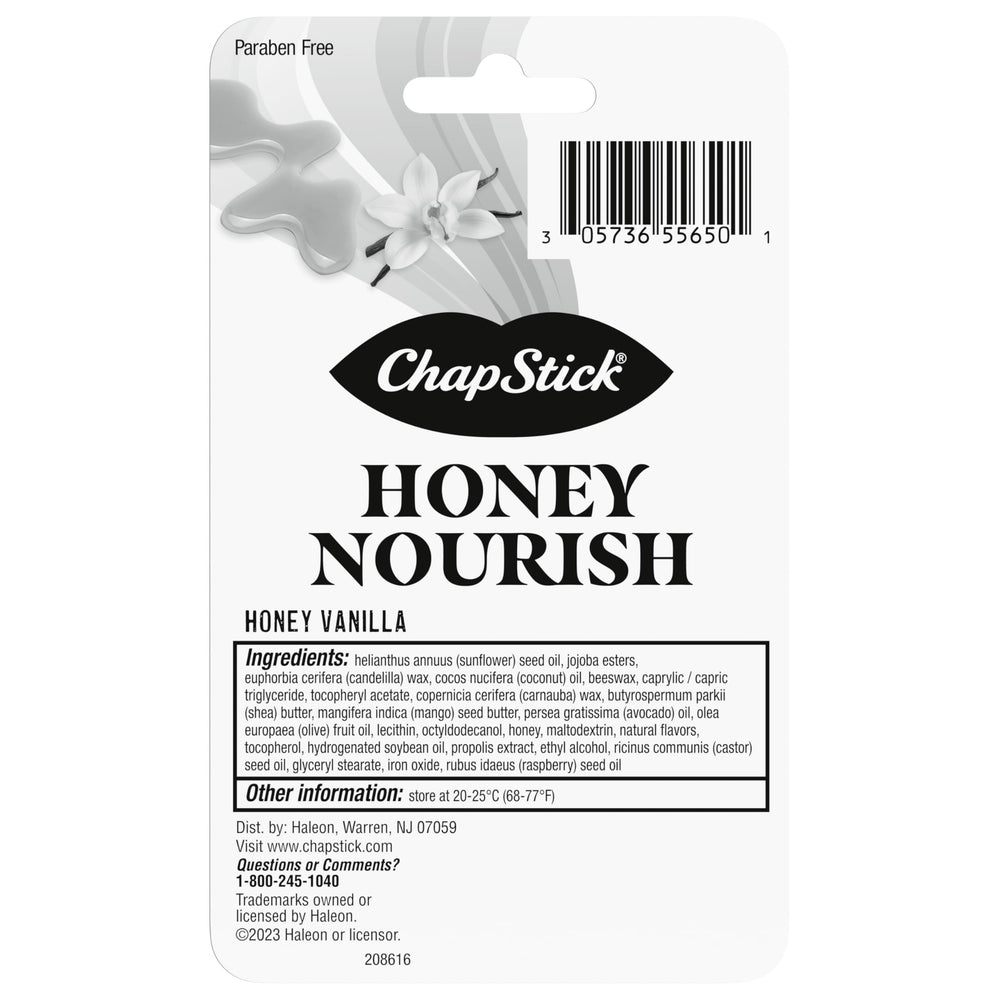 ChapStick Honey Nourish utilisation quotidienne pour lèvres hydratées