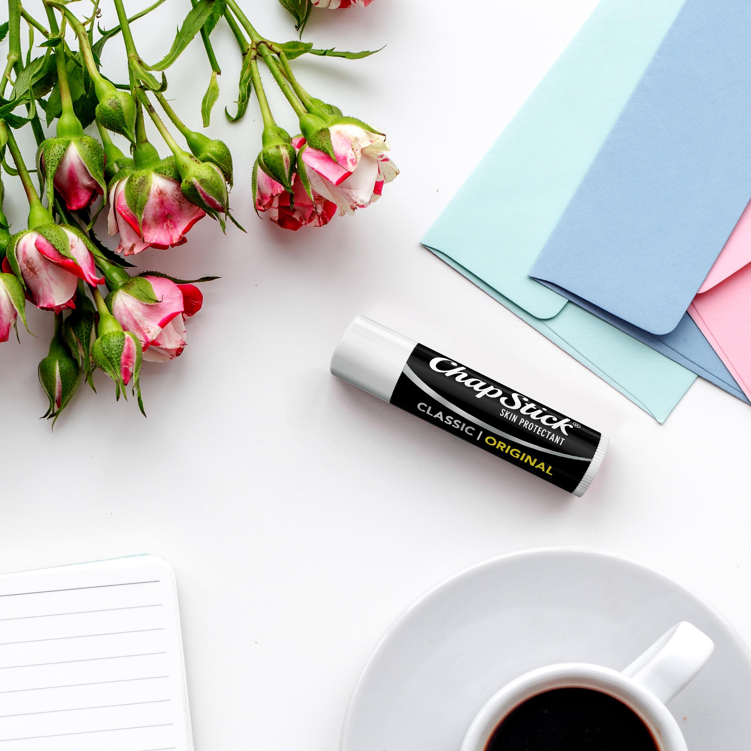 ChapStick Original texture-non-grasse: texture légère idéale sous le maquillage.